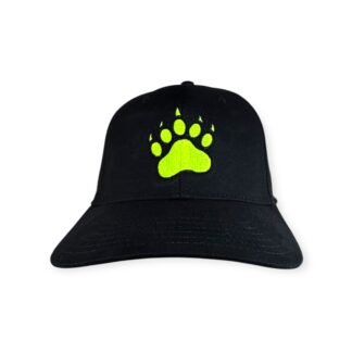 Neon Yellow Bear Paw Hat