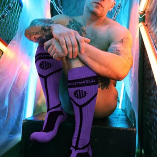 Breedwell Hook Up Socks- Purple